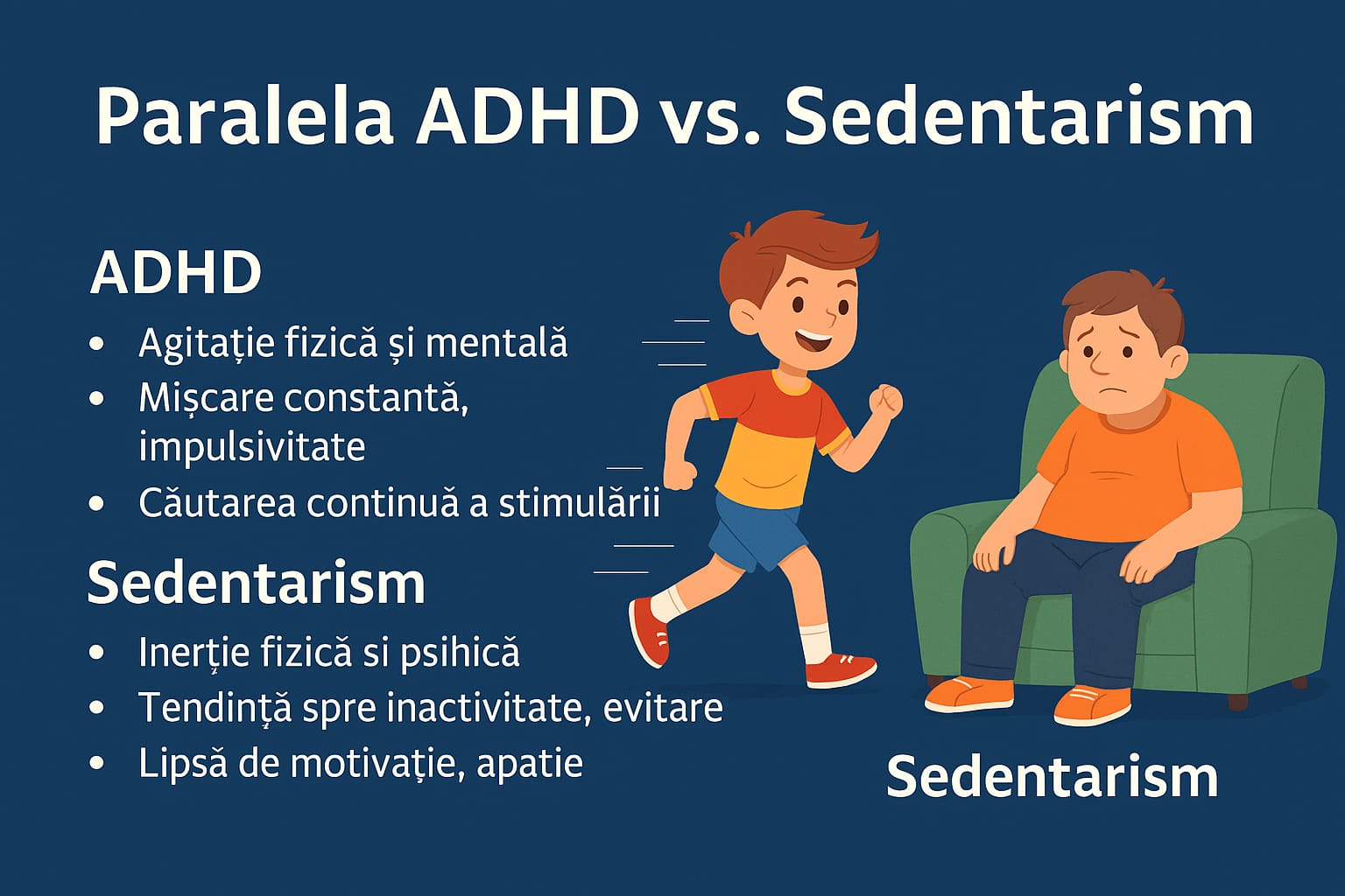 Adhd vs Sedentarism