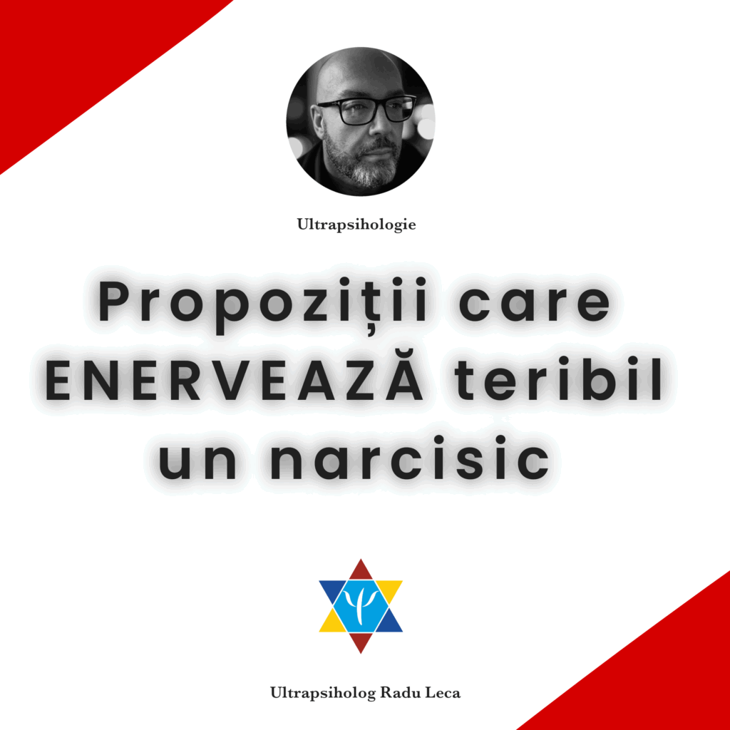 75 de propozitii ce enerveaza un narcisic