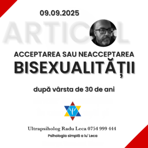 Acceptarea Bisexualității la 30 de ani
