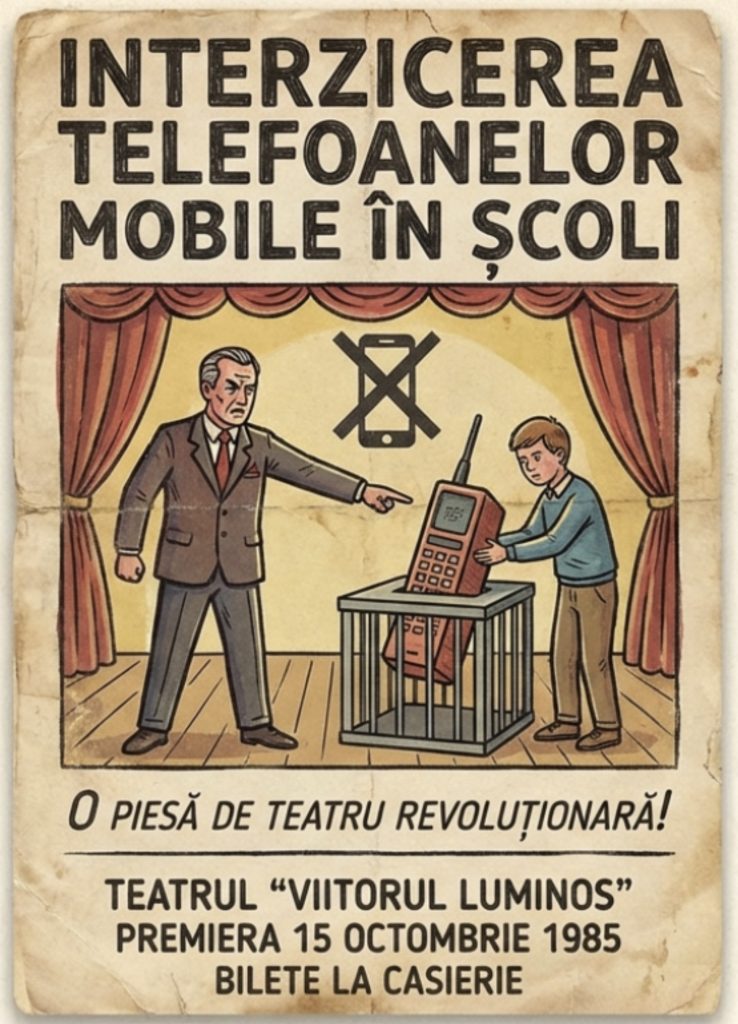 Interzicerea telefoanelor mobile în scoli 